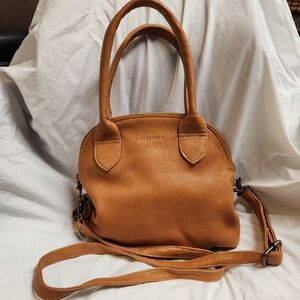 COPY - Wanderers Travel Co. Leather Handbag Caramel brown new